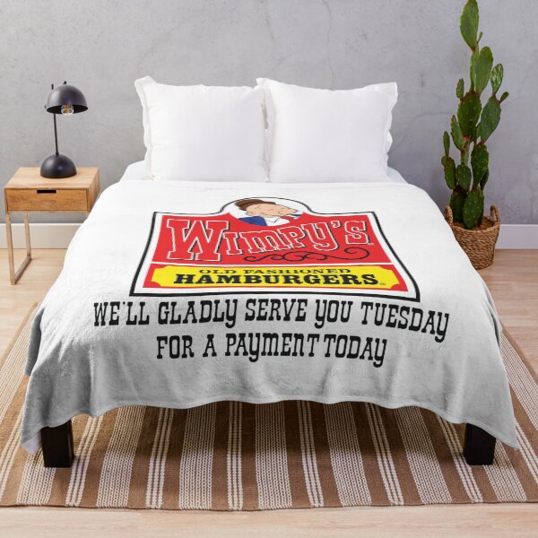 Item preview, Wimpy's Old Fashioned Hamburgers Retro Logo designed and sold by RustyThiel.