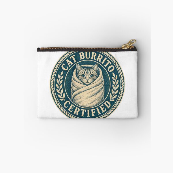 Item preview, Cat Burrito Certified Vet Tech Badge designed and sold by BoosterShop.