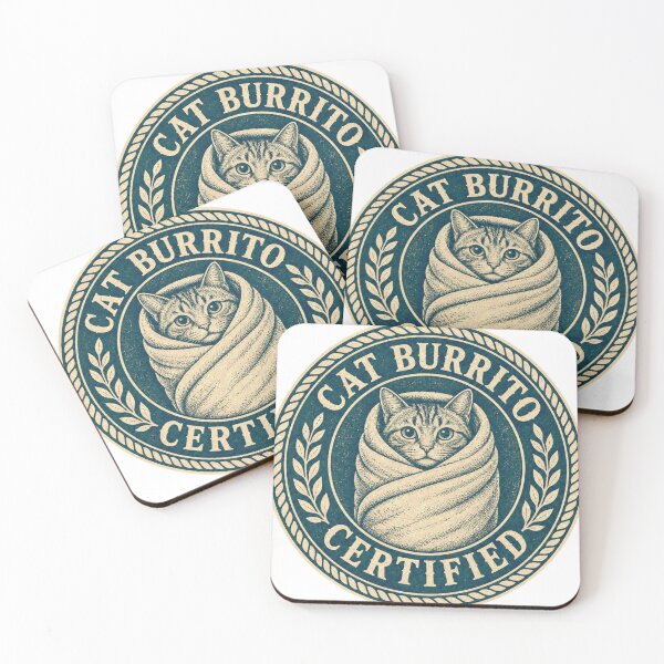 Item preview, Cat Burrito Certified Vet Tech Badge designed and sold by BoosterShop.