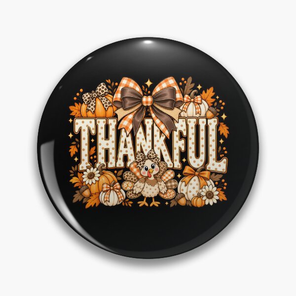 Item preview, Preppy Thankful Polka Dots designed and sold by hannartbaker.