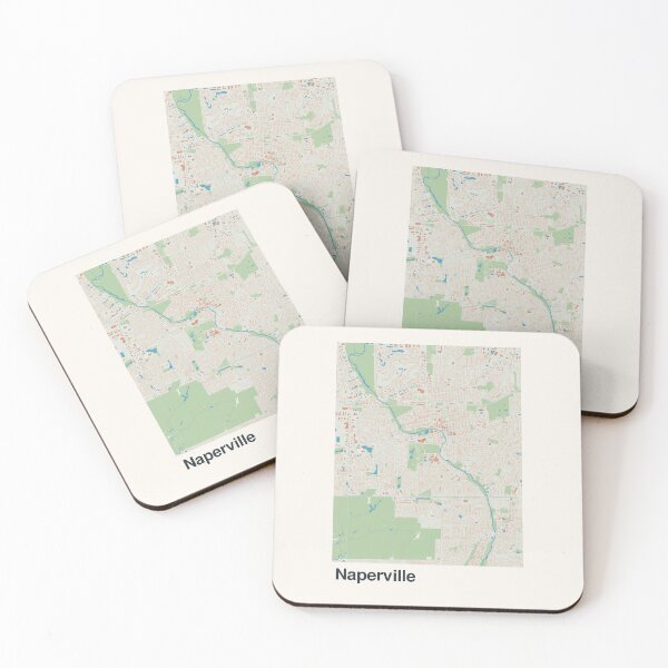 Item preview, Naperville Minimalistic Map Art designed and sold by MapsNerd.