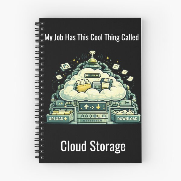 Item preview, Funny IT Shirt - Cloud Storage Tech Office Humor Gift designed and sold by SillentDesign.