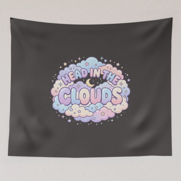 Item preview, Head in the Clouds Dreamy Y2K Pastel Aesthetic designed and sold by RajDeals.