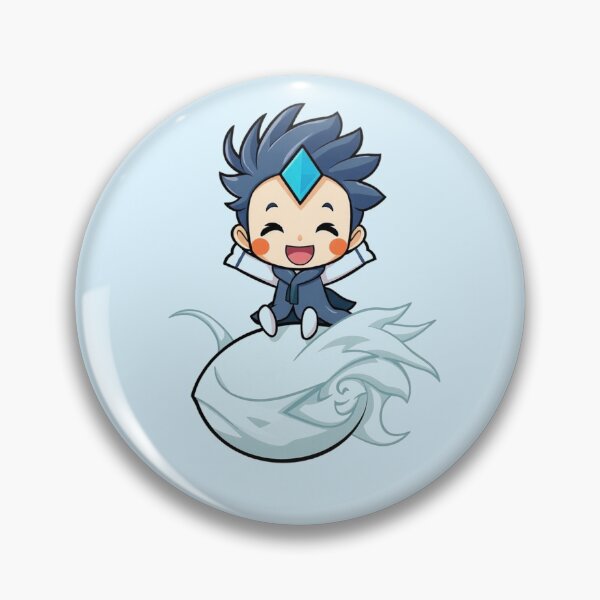 Item preview, Avatar Airbender Cute Chibi Water Bender Wave Riding Art designed and sold by Fine-Arts-Lab.