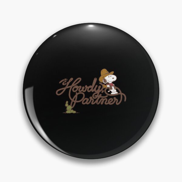 Item preview, Snoopy Cowboy Howdy Partner designed and sold by BadManShop.