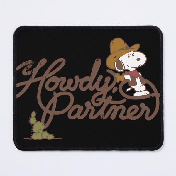 Item preview, Snoopy Cowboy Howdy Partner designed and sold by BadManShop.