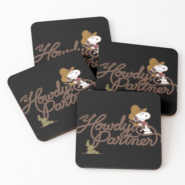 Item preview, Snoopy Cowboy Howdy Partner designed and sold by BadManShop.