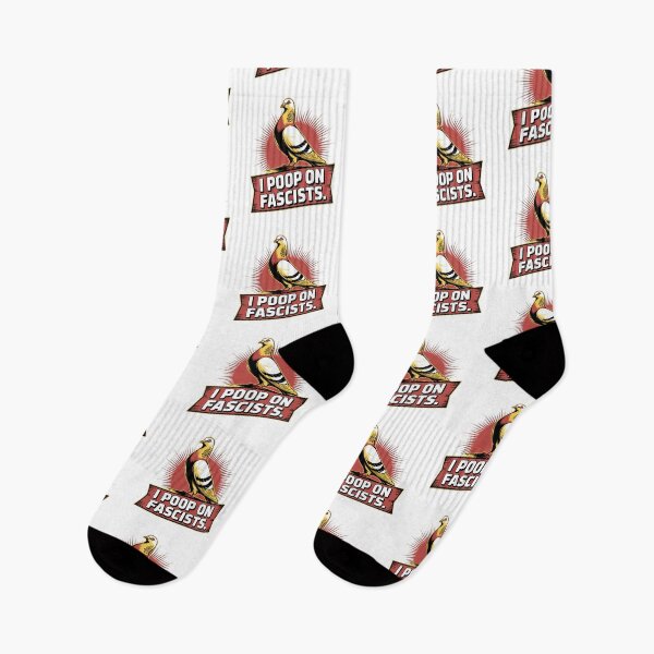 Item preview, I Poop On Fascists – Political Pigeon Statement Design designed and sold by LoFizzy.