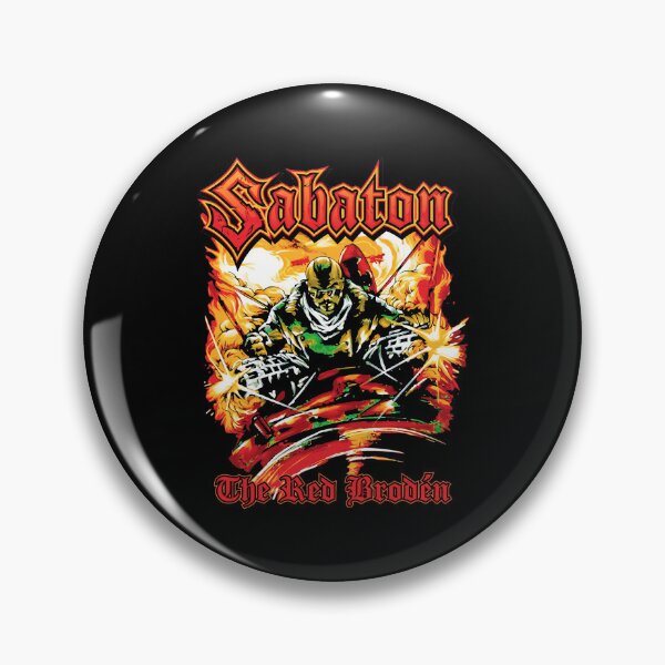 Item preview, Sabaton The Red Baron Flame warrior illustration designed and sold by RustyThiel.