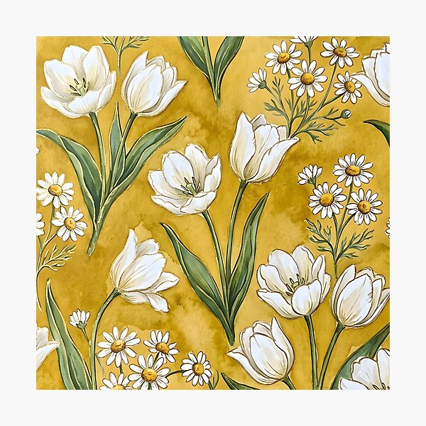 Item preview, Tulip and Camomile designed and sold by GraphicsClub.