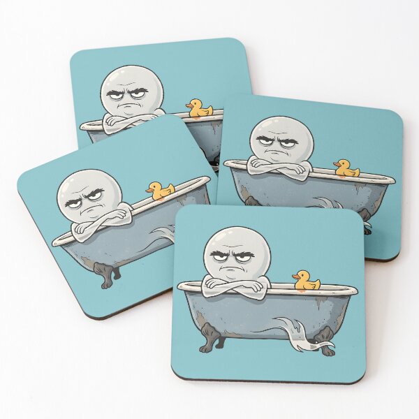Item preview, Grumpy Ghost Taking a Bath designed and sold by PreeCha Art & Co..