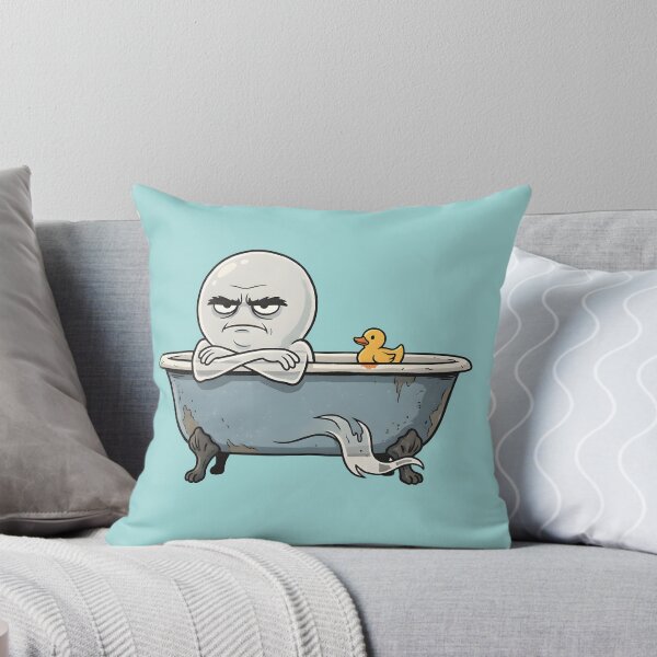 Item preview, Grumpy Ghost Taking a Bath designed and sold by PreeCha Art & Co..