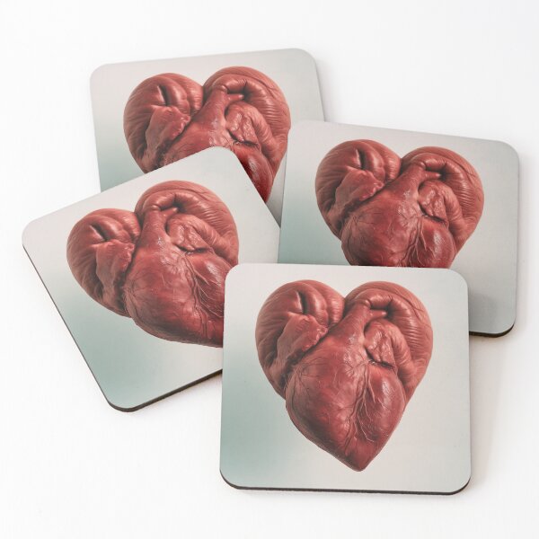 Item preview, Heart-Shaped Heart – Anatomical Heart Love & Medical Anatomy Art designed and sold by WordPlayStudio.