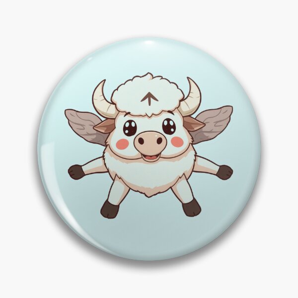 Item preview, Avatar Airbender Cute Chibi Flying Sky Bison Art designed and sold by Fine-Arts-Lab.