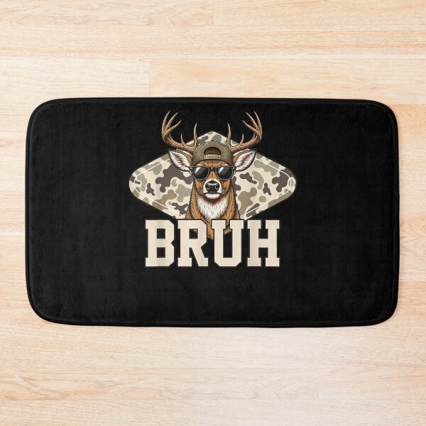 Item preview, Bruh Deer Hunting Camo Hat for Youth Teens Kid Slang Boy Men designed and sold by JaredDeShop.