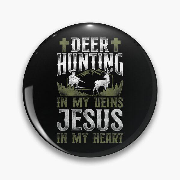 Item preview, Buck Deer Hunting Hunter Jesus Faith Vintage Deer Hunting In designed and sold by JaredDeShop.