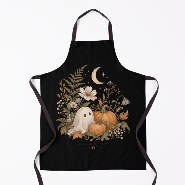 Item preview, Moonlit Pumpkin Friends Botanical Halloween  designed and sold by PhylonBoxx.