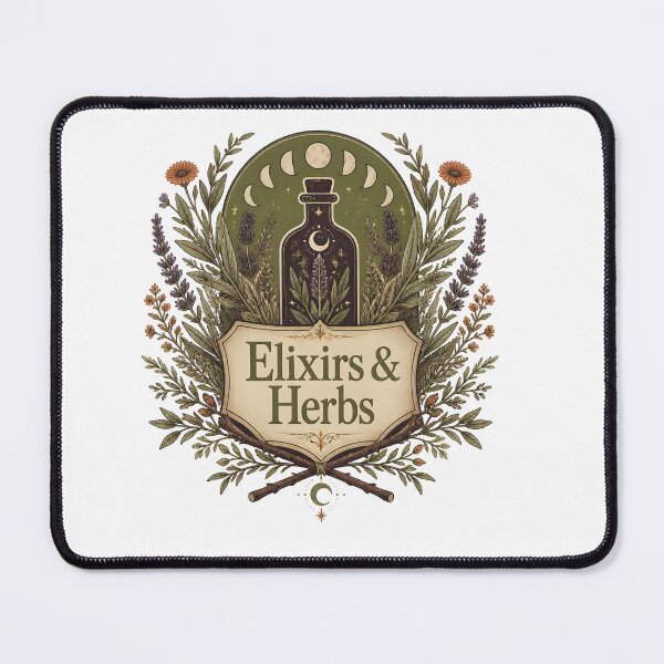 Item preview, Elixirs & Herbs Botanical Witch Emblem designed and sold by RoyesButler.