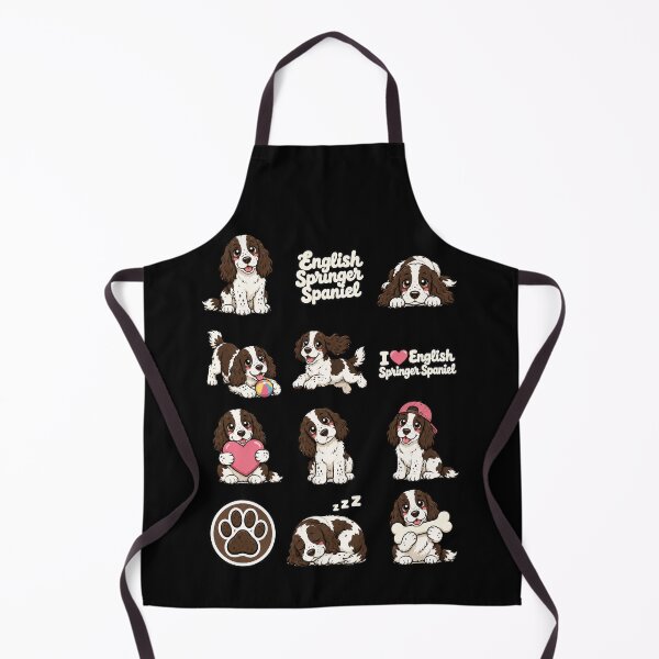 Item preview, Cute English Springer Spaniel stickers and apparel design designed and sold by rafaeltto.