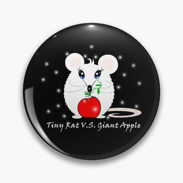 Item preview, Tiny Rat ( mouse) V.S. Giant Apple  designed and sold by Shirley cute art .