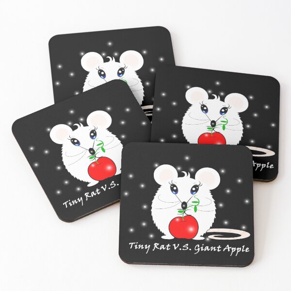 Item preview, Tiny Rat ( mouse) V.S. Giant Apple  designed and sold by Shirley cute art .