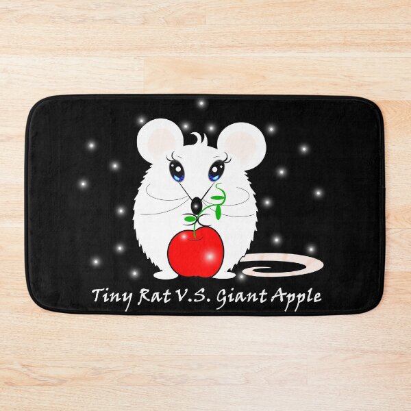 Item preview, Tiny Rat ( mouse) V.S. Giant Apple  designed and sold by Shirley cute art .