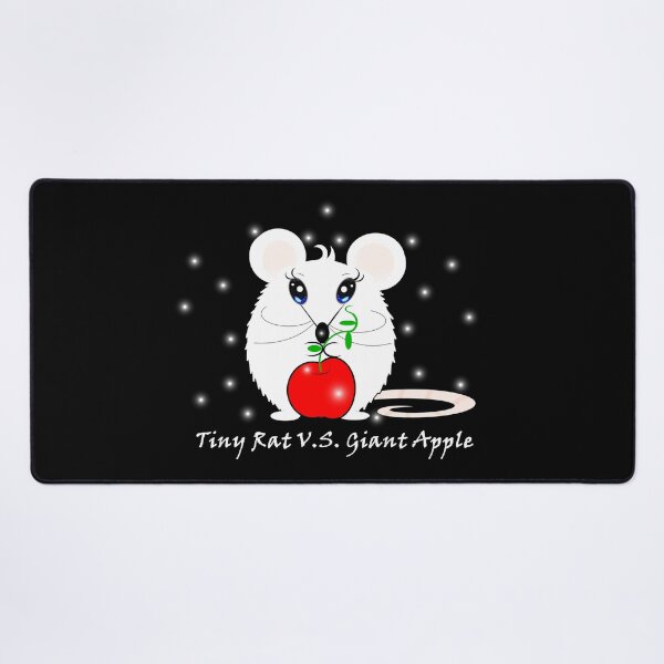 Item preview, Tiny Rat ( mouse) V.S. Giant Apple  designed and sold by Shirley cute art .