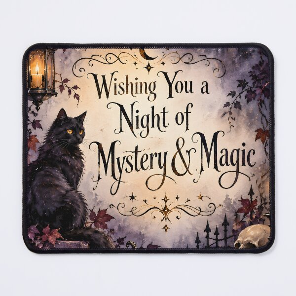 Item preview, Wishing You a Night of Mystery & Magic – Gothic Halloween designed and sold by blankTeeShirt.