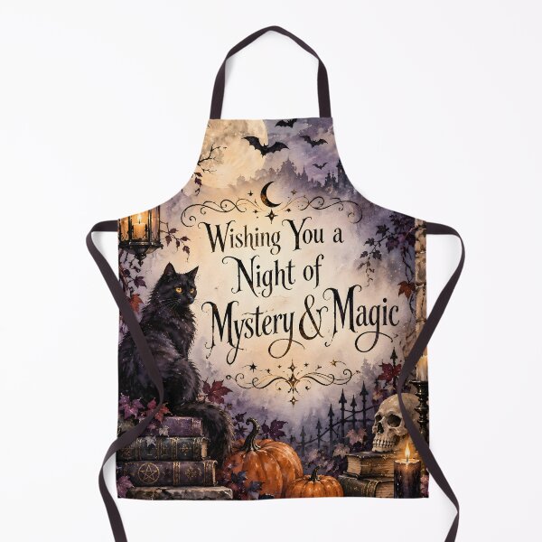 Item preview, Wishing You a Night of Mystery & Magic – Gothic Halloween designed and sold by blankTeeShirt.