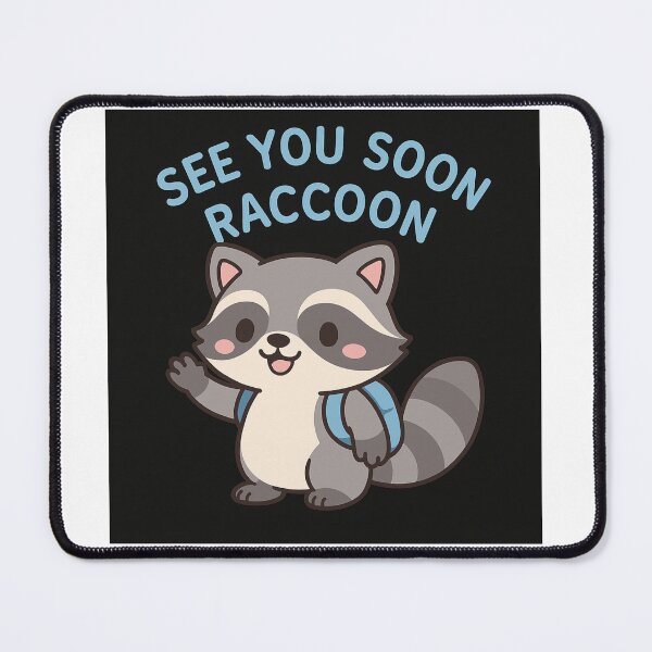 Item preview, Cute Waving Raccoon designed and sold by Love Joy.