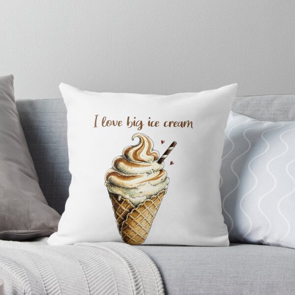 Item preview, Chocolate ice cream with latte coffee flavor - I love big ice cream designed and sold by MaciejRudzinsky.