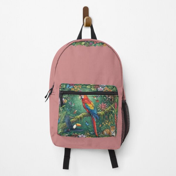 Item preview, Exotic Rainforest Wildlife Ecosystem and Jungle Animals Art designed and sold by DrAsmaaMohamed.