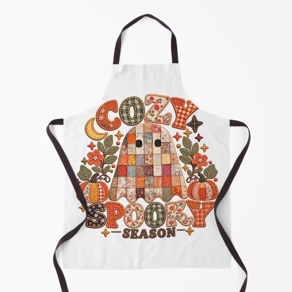 Item preview, Cozy Spooky Season Patchwork Ghost designed and sold by kobsana.