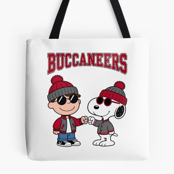 Artikelvorschau, Charlie Brown & Snoopy Tampa Bay Buccaneers Football Retro F294 entworfen und verkauft von GLUVY-THEME.