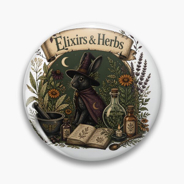 Item preview, Elixirs & Herbs Familiar Among the Herbs designed and sold by RoyesButler.