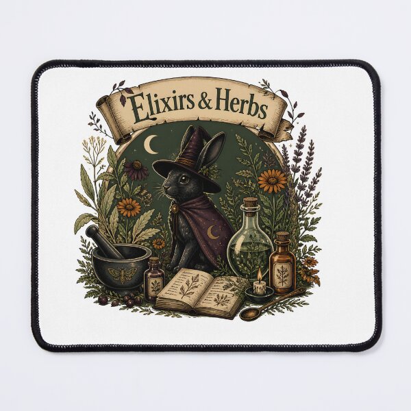 Item preview, Elixirs & Herbs Familiar Among the Herbs designed and sold by RoyesButler.