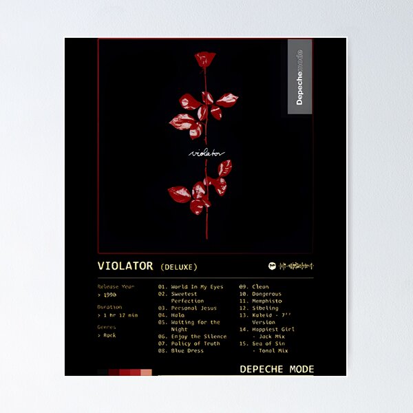 Item preview, Violator (1990) by Depeche Mode designed and sold by locikaelisurm.