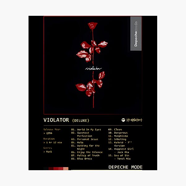 Item preview, Violator (1990) by Depeche Mode designed and sold by locikaelisurm.