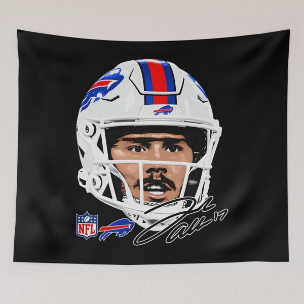 Item preview, Buffalo Bills Josh Allen Big Face designed and sold by UrukawaManko.