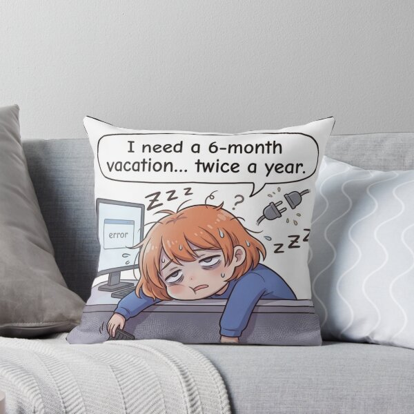 Item preview, I need a 6-month vacation.... twice a year. designed and sold by Designworker.
