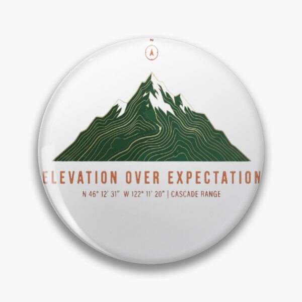Item preview, Elevation Over Expectation Mountain Topography designed and sold by Salma.Store.