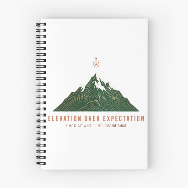 Item preview, Elevation Over Expectation Mountain Topography designed and sold by Salma.Store.