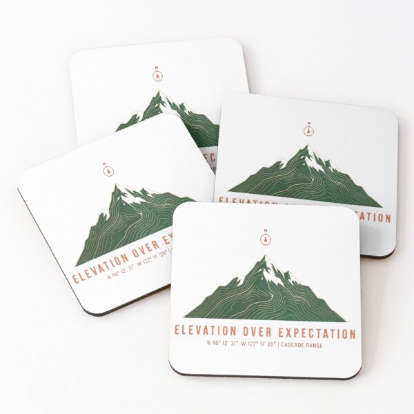 Item preview, Elevation Over Expectation Mountain Topography designed and sold by Salma.Store.