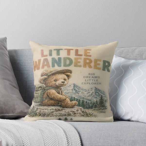 Item preview, Little Wanderer – Retro Adventure Illustration designed and sold by FABIOLA1970.