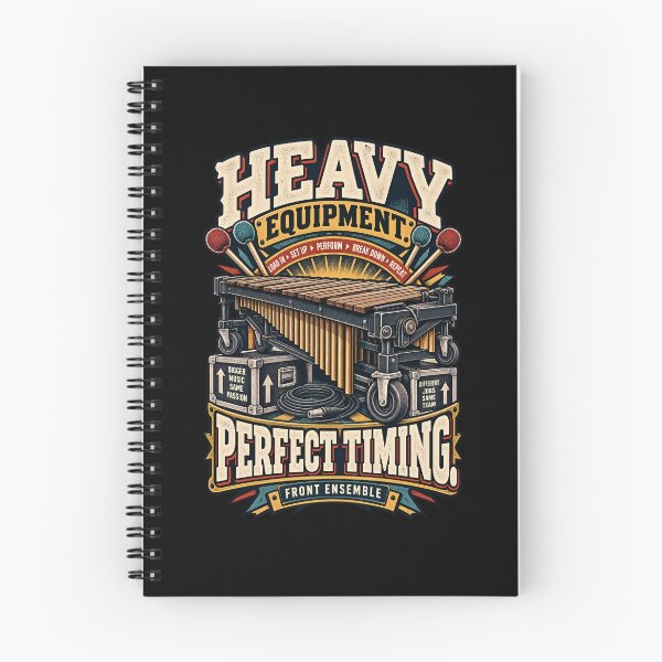 Item preview, Heavy Equipment Perfect Timing - Front Ensemble Marching Band Gift designed and sold by Ridaelb.