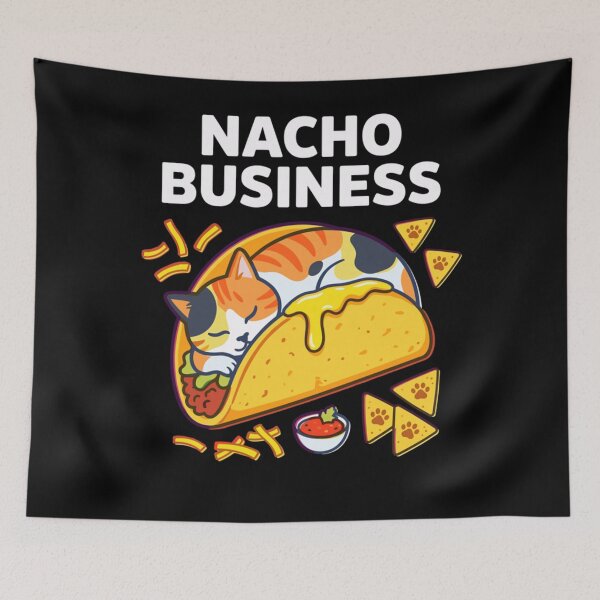 Artikelvorschau, Cute Cat Taco Lover A Nacho Salsa Fan entworfen und verkauft von JaredDeShop.