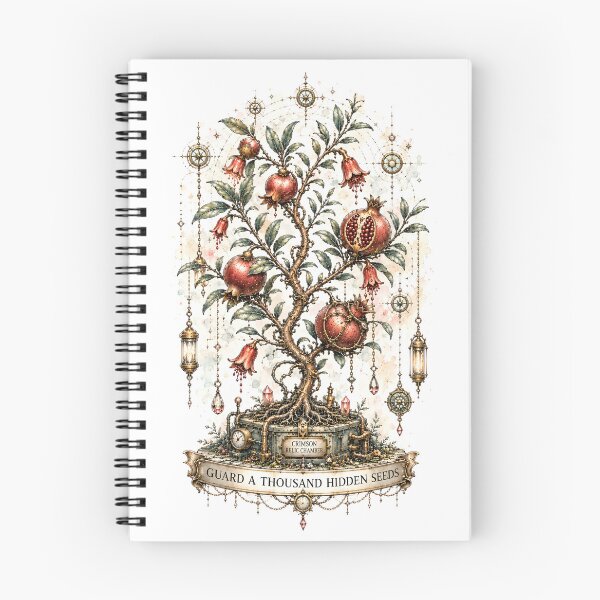 Item preview, Crown of Thorns Pomegranate designed and sold by Shadow Sprite Art.