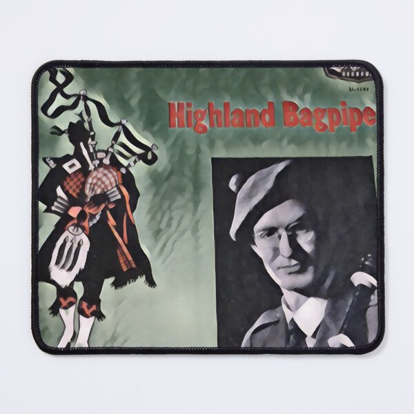 Item preview, Alternative Cover,  Highland Bagpipes, Bagpipe, Glasgow, Scotland, Vintage, cover,  lp,  Record, Vinyl designed and sold by Vintaged.