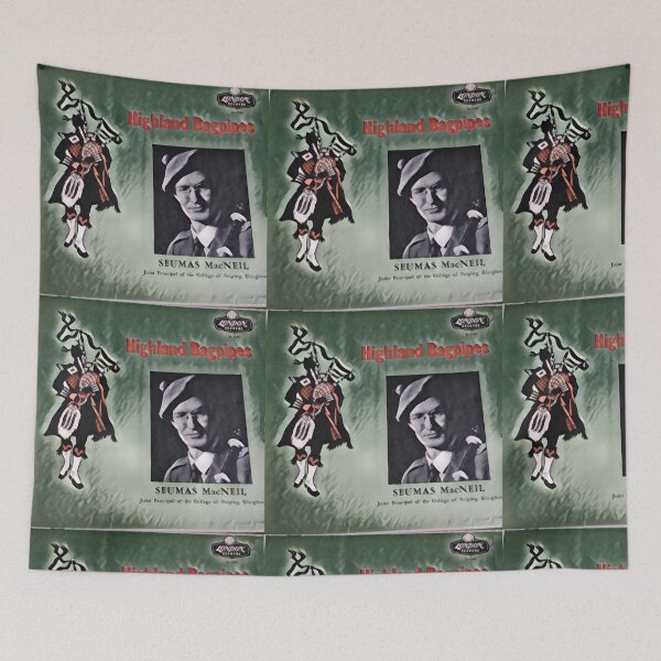 Item preview, Alternative Cover,  Highland Bagpipes, Bagpipe, Glasgow, Scotland, Vintage, cover,  lp,  Record, Vinyl designed and sold by Vintaged.