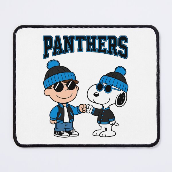 Item preview, Charlie Brown & Snoopy Carolina Panthers Football Retro F297 designed and sold by GLUVY-THEME.